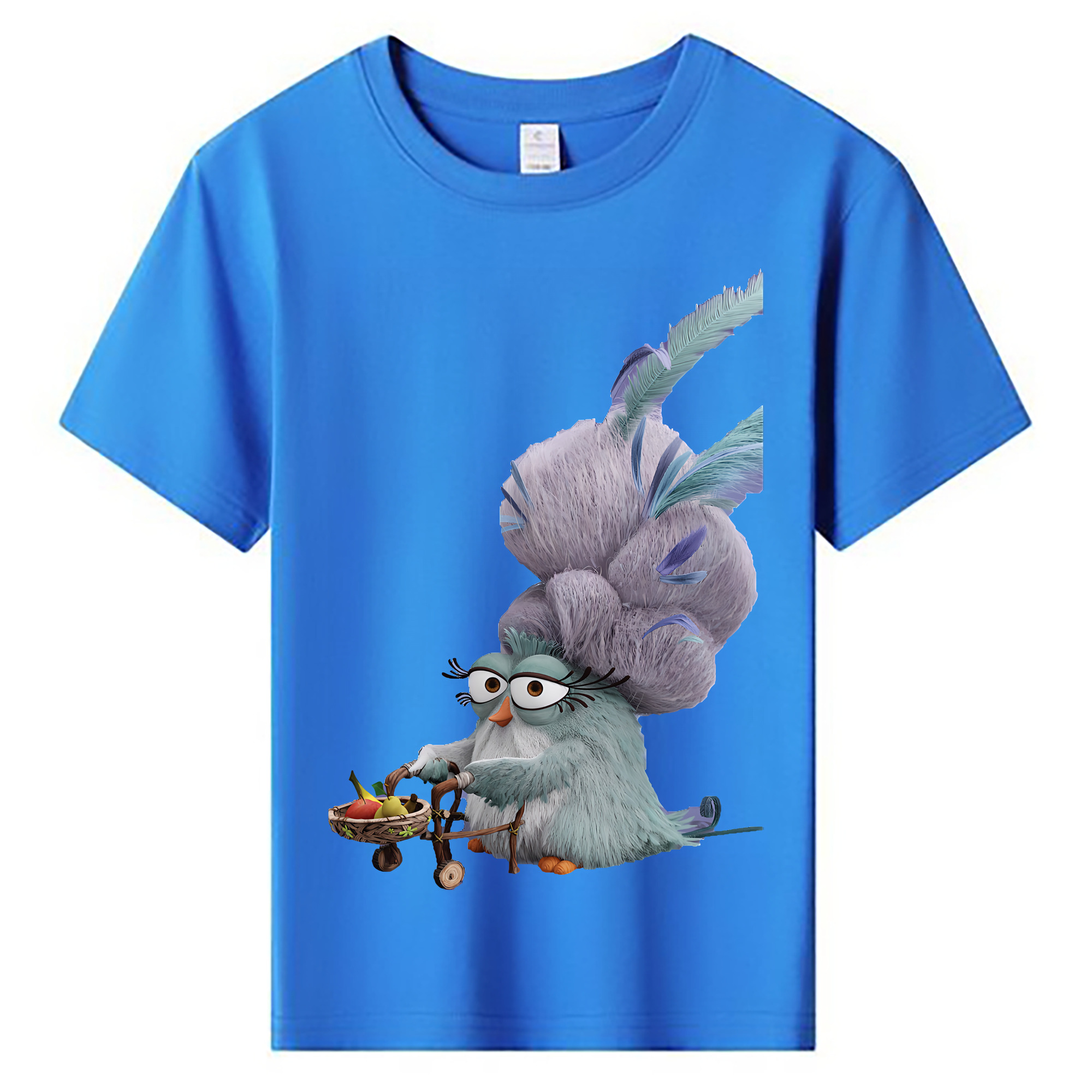 （画像用） Angry Birds アングリーバード 綿100％キッズTシャツ（フロントプリント）